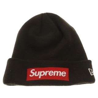 シュプリーム(Supreme)のSUPREME シュプリーム New Era Box Logo Beanie ニューエラ ボックスロゴビーニー帽子 カーキ(ニット帽/ビーニー)