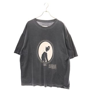 マルタンマルジェラ(Maison Martin Margiela)のMartin Margiela 10 マルタンマルジェラ 21SS CAMEO T-SHIRT カレンダープリント ヴィンテージ加工オーバーサイズ半袖Tシャツ グレー S50GC0640(シャツ)