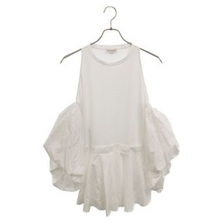 アレキサンダーマックイーン(Alexander McQueen)のAlexander McQueen アレキサンダーマックイーン Open Shoulder Blouse オープンショルダー ボリューム袖 デザインブラウス レディース ホワイト 627350 QLAAA(シャツ/ブラウス(長袖/七分))