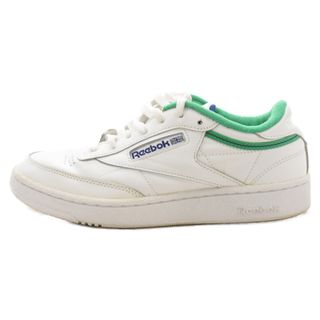 リーボック(Reebok)のReebok リーボック CLUB C 85 FW7786 ローカットスニーカー ホワイト/グリーン US7/25.0cm(スニーカー)