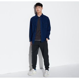 ユニクロ(UNIQLO)の【7着セット】ウルトラストレッチドライEXジョガーパンツ　XL(標準丈)(スラックス)