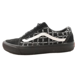 シュプリーム(Supreme)のSUPREME シュプリーム 20AW ×Vans Old Skool Pro VN0A45JC2YW バンズ オールドスクール プロ キャンバス ローカットスニーカー ブラック US9.5/27.5cm(スニーカー)