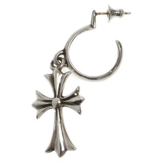 クロムハーツ(Chrome Hearts)のCHROME HEARTS クロムハーツ TINY CH CROSS タイニーCHクロスフープ シルバーピアス シルバー(ピアス(片耳用))