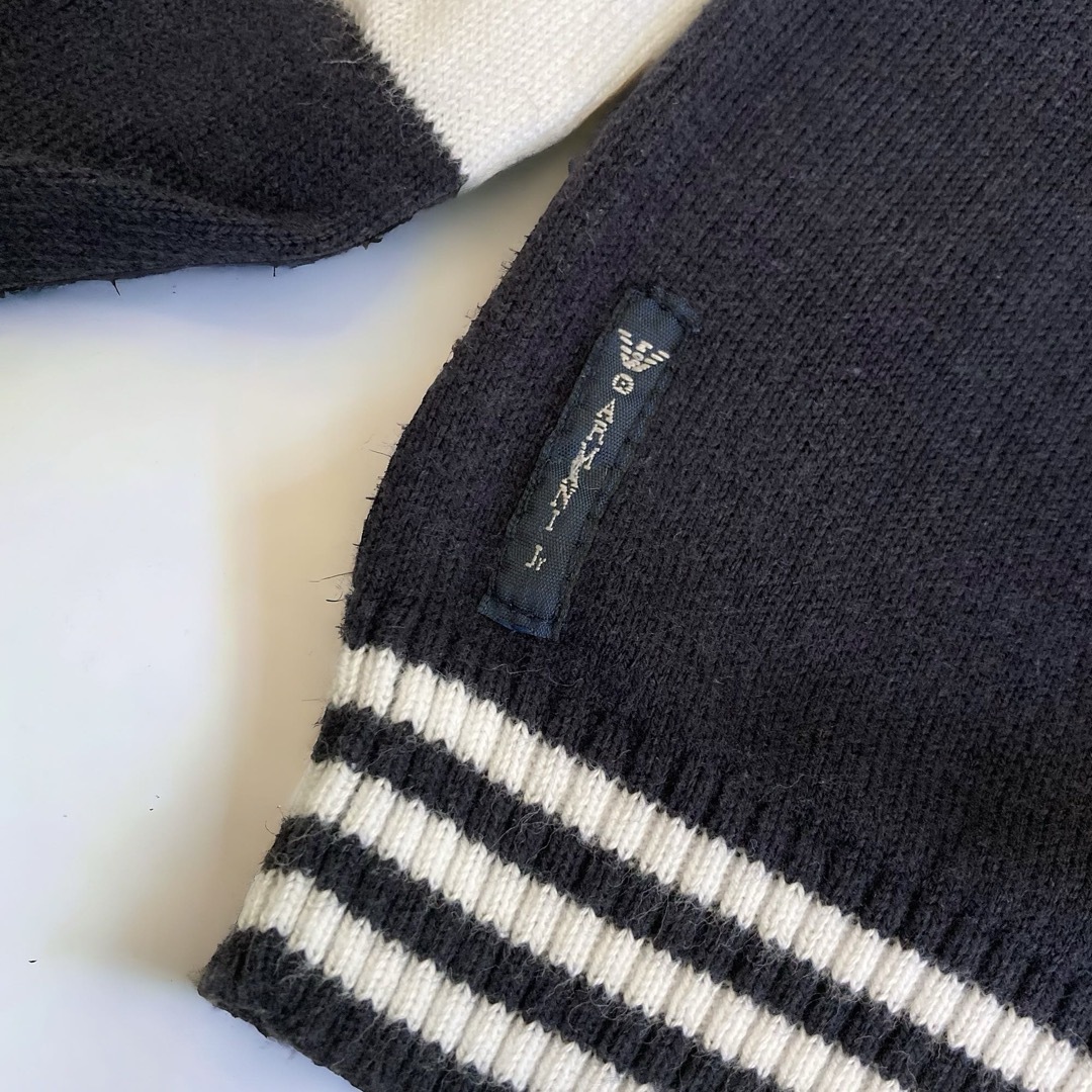 ARMANI JUNIOR - アルマーニジュニア ニットセーター 8A 130 キッズ ARMANI JUNIOR - アルマーニジュニア ニットセーター 8A 130 キッズ