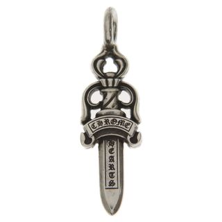 Chrome Hearts - CHROME HEARTS クロムハーツ DOUBLE DAGGER ダブルダガー ペンダント シルバーネックレストップ