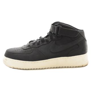 ナイキ(NIKE)のNIKE ナイキ AIR FORCE 1 MID BLACK/BLACK-BLACK-SAIL エアフォース 1 ミッドカットスニーカー ブラック/セイル US12/30cm 905619-001(スニーカー)