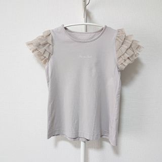 エニィファム(anyFAM)のany FAM Ｔシャツ カットソー チュール フリル 120 キッズ(Tシャツ/カットソー)