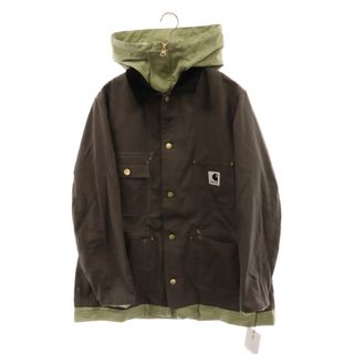 サカイ(sacai)のSacai サカイ 24SS Carhartt WIP Reversible Duck Coat 24-03390M ×カーハート リバーシブルダックコート グレー/カーキ(フライトジャケット)