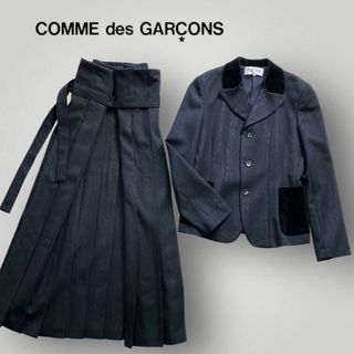 COMME des GARCONS - ［希少! 美品] robe de chambre 木目プリントセットアップ M