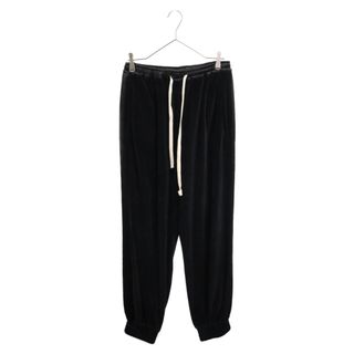 Gucci - GUCCI グッチ Loose Chenille Jogging Pant ルーズベロアジョガーパンツ トラックパンツ 595535 ブラック