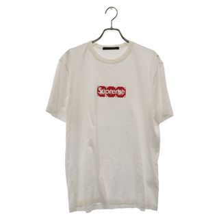 シュプリーム(Supreme)のSUPREME シュプリーム 17AW ×LOUIS VUITTON Box Logo Tee モノグラム ボックスロゴTシャツ ボックスロゴ半袖Tシャツ ホワイト/レッド HDY92WJC8(Tシャツ/カットソー(半袖/袖なし))