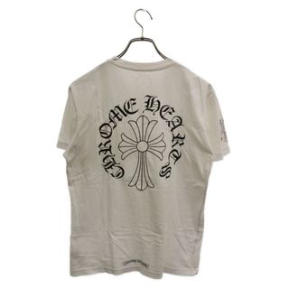 クロムハーツ(Chrome Hearts)のCHROME HEARTS クロムハーツ CH T-SHRT 1 ネックロゴ バックプリント半袖Tシャツ ホワイト(Tシャツ/カットソー(半袖/袖なし))