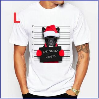 アニマルTシャツ ドッグ・犬半袖Tシャツ Lsize　ユニセックス(Tシャツ/カットソー(半袖/袖なし))
