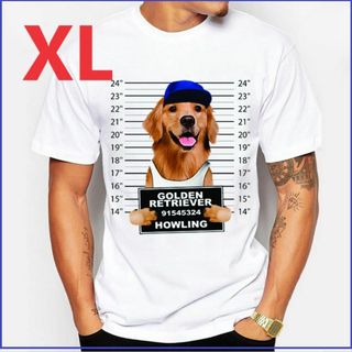 アニマルTシャツ ドッグ・犬半袖Tシャツ XL　ユニセックス(Tシャツ/カットソー(半袖/袖なし))