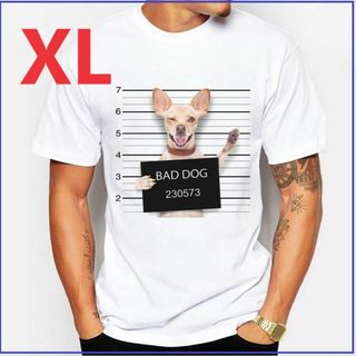 アニマルTシャツ ドッグ・犬半袖Tシャツ XL　ユニセックス(Tシャツ/カットソー(半袖/袖なし))