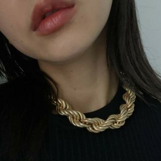 アメリヴィンテージ(Ameri VINTAGE)のAMERI　SCREW CIRCLE NECKLACE(ネックレス)