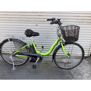 ヤマハ(ヤマハ)のヤマハ新機種電動アシスト自転車pasnatura26インチグリーンアルミボディー(自転車本体)