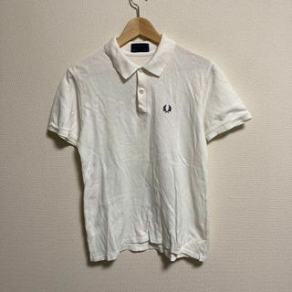 フレッドペリー(FRED PERRY)のイングランド製 FRED PERRY フレッドペリー　ポロシャツ　白　ホワイト(ポロシャツ)