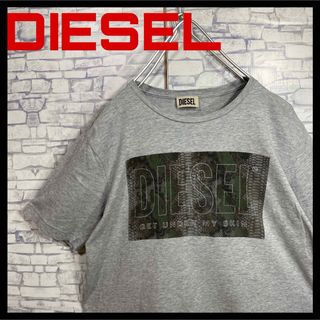 ディーゼル(DIESEL)のDIESEL ディーゼル　フロントデカロゴ　半袖Tシャツ　古着　Lサイズ(Tシャツ/カットソー(半袖/袖なし))