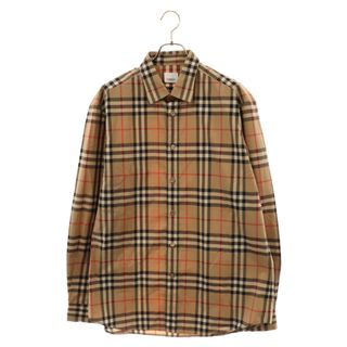 BURBERRY LONDON バーバリーロンドン ノバチェック 長袖シャツ ベージュ THTHAGAR129SAM