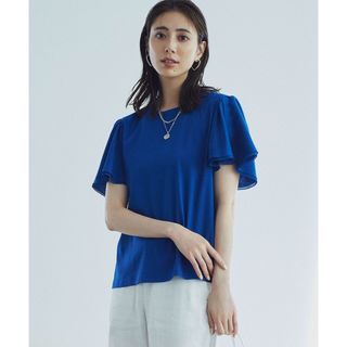 ニジュウサンク(23区)の23区フレアコンビジャージー  カットソー38(Tシャツ(半袖/袖なし))