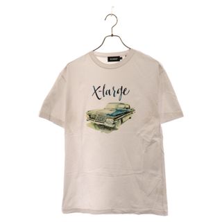 エクストララージ(XLARGE)のX-LARGE エクストララージ カーフォトグラフィックプリント 半袖Tシャツ カットソー ホワイト 01192156(Tシャツ/カットソー(半袖/袖なし))