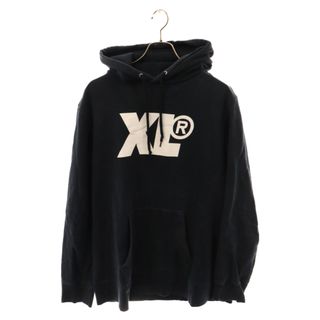 エクストララージ(XLARGE)のX-LARGE エクストララージ フロントロゴプリント スウェットプルオーバーパーカー ブラック 01163210(パーカー)