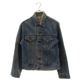 リーバイス(Levi's)のLevi's リーバイス 60-70S VINTAGE 70505 4th フォース ボタン裏524 BIGE デニムトラッカージャケット インディゴ(Gジャン/デニムジャケット)