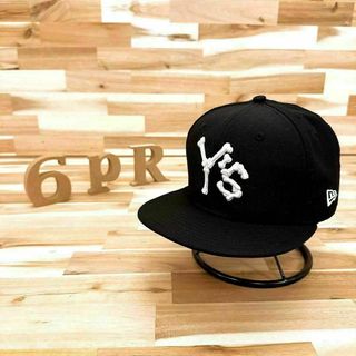 NEW ERA - 激レア【ニューエラ×ワイズ】限定コラボ 骨ボーン 立体刺繍ロゴ キャップ 黒×白