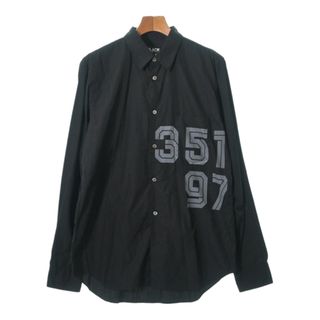 ブラックコムデギャルソン(BLACK COMME des GARCONS)のBLACK COMME des GARCONS カジュアルシャツ L 黒 【古着】【中古】(シャツ)