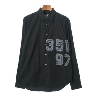 ブラックコムデギャルソン(BLACK COMME des GARCONS)のBLACK COMME des GARCONS カジュアルシャツ M 黒 【古着】【中古】(シャツ)