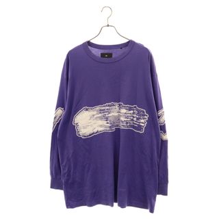 Y-3 - Y-3 ワイスリー GRAPHICS LONG SLEEVE TOP / SC JERSEY グラフィックプリント ロングスリーブ 長袖Tシャツカットソー パープル IA3113