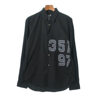 ブラックコムデギャルソン(BLACK COMME des GARCONS)のBLACK COMME des GARCONS カジュアルシャツ M 黒 【古着】【中古】(シャツ)