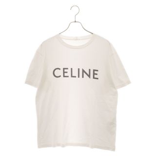 セリーヌ(celine)のCELINE セリーヌ 22AW ルーズフィットロゴプリント半袖Tシャツ カットソー ホワイト 2X681671Q(Tシャツ/カットソー(半袖/袖なし))