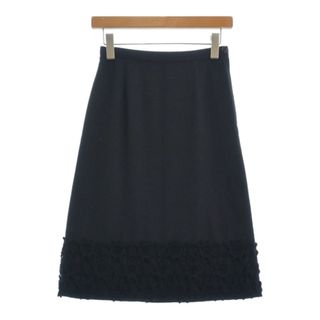 トリココムデギャルソン(tricot COMME des GARCONS)のtricot COMME des GARCONS ひざ丈スカート S 黒 【古着】【中古】(ひざ丈スカート)