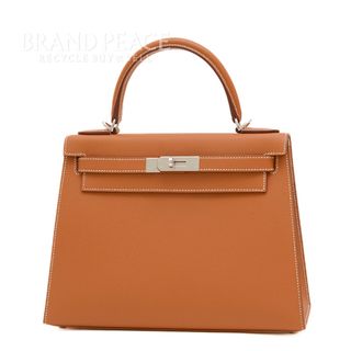 エルメス(Hermes)のエルメス ケリー28 外縫い エプソン ゴールド シルバー金具 B刻印(ハンドバッグ)