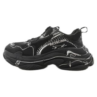 バレンシアガ(Balenciaga)のBALENCIAGA バレンシアガ TRIPLE S SNEAKER 536737トリプルエス ローカットスニーカー ダッドシューズ ブラック(スニーカー)