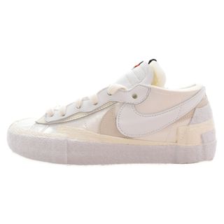 ナイキ(NIKE)のNIKE ナイキ ×SACAI BLAZER LOW White Patent Leather DM6443‐100 サカイ ブレザー ローカットスニーカー ホワイト US8.5/26.5cm(スニーカー)