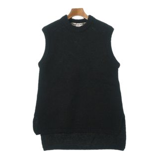 COMME des GARCONS ベスト/ノースリーブ XS 黒 【古着】【中古】