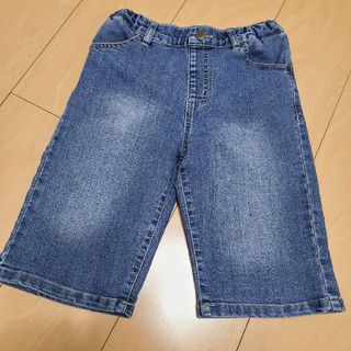 イオン(AEON)のイオン　130　デニム　ハーフパンツ(パンツ/スパッツ)