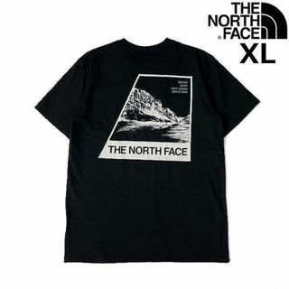 THE NORTH FACE - ノースフェイス 半袖 Tシャツ US限定 グラフィック(XL)黒 180902