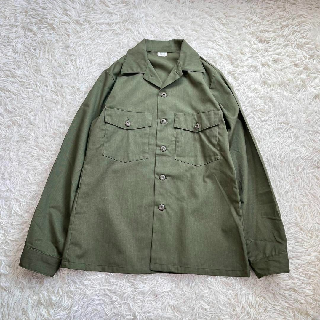 MILITARY(ミリタリー)の【美品・80s】アメリカ軍/U.S.ARMY ユーティリティ シャツ　OG507 メンズのトップス(Tシャツ/カットソー(七分/長袖))の商品写真