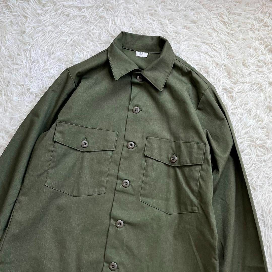 MILITARY(ミリタリー)の【美品・80s】アメリカ軍/U.S.ARMY ユーティリティ シャツ　OG507 メンズのトップス(Tシャツ/カットソー(七分/長袖))の商品写真