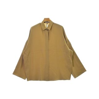 ジルサンダー(Jil Sander)のJIL SANDER ジルサンダー ブラウス 34(XS位) ベージュ 【古着】【中古】(シャツ/ブラウス(長袖/七分))