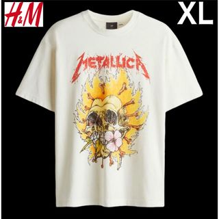 エイチアンドエム(H&M)の新品 H&M × METALLICA メタリカ コラボ Tシャツ XL(Tシャツ/カットソー(半袖/袖なし))