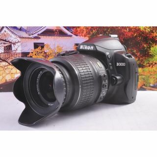 ニコン(Nikon)の手振れ補正レンズ！Nikon ニコン D3000 一眼カメラ レンズセット(デジタル一眼)