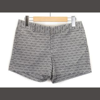 バナナリパブリック(Banana Republic)のバナナリパブリックHAMPTON SHORT ショートパンツ ジャガード 2 黒(ショートパンツ)