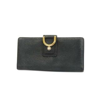 グッチ(Gucci)の【4ia0771】グッチ 長財布/アビー/141412/レザー/ブラック/ゴールド金具 【中古】 レディース(財布)