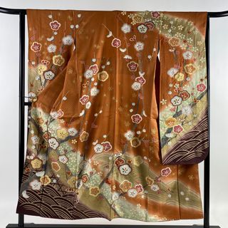 振袖 身丈151.5cm 裄丈64cm 正絹 名品 【中古】(着物)