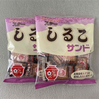 マツナガセイカ(松永製菓)の新品＊しるこサンド 60g×2袋セット(菓子/デザート)